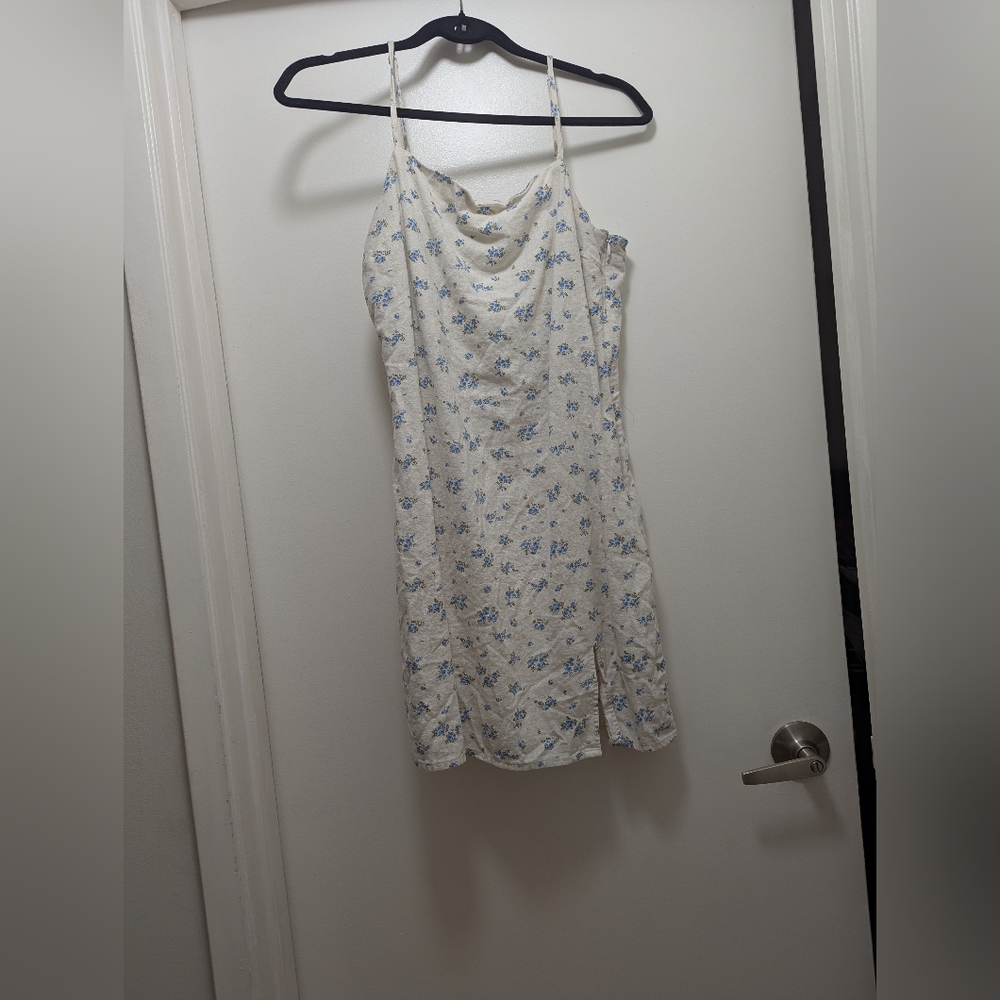Floral Print Spaghetti Strap Dress